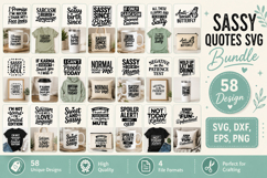 Sassy Quotes SVG Bundle Product Image 1