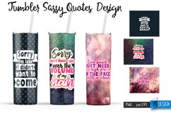Sassy Quotes Tumblers Wrap 20 oz | PNG File | 300 DPI Product Image 1