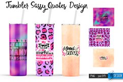 Sassy Quotes Tumblers Wrap 20 oz | PNG File | 300 DPI Product Image 1