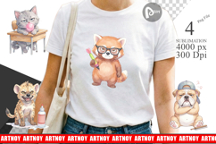 Sassy Rebellious Animal Sublimation Product Image 1
