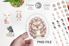 Sassy Rebellious School Animal Sticker Product Image 1