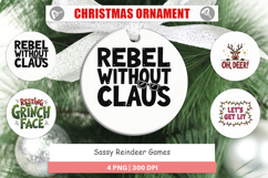 Sassy Reindeer Games Ornament Product Image 1