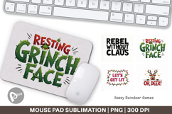 Sassy Reindeer Games Mouse Pad Product Image 1