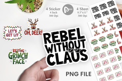 Sassy Reindeer Games Sticker Product Image 1