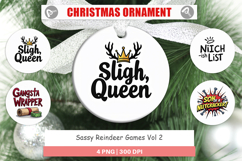 Sassy Reindeer Games Ornament Product Image 1
