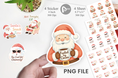 Sticker Sassy Santa Quotes Product Image 1