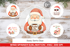 Wind Spinner Sassy Santa Quotes Product Image 1