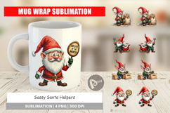 Sassy Santa's Helpers Mug Wrap Product Image 1