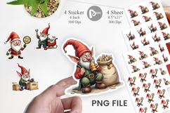 Sassy Santa&#039;s Helpers Sticker Product Image 1