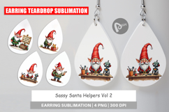 Sassy Santa's Helpers Earring Product Image 1
