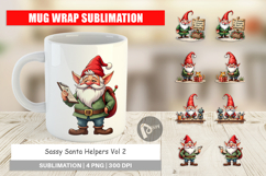 Sassy Santa's Helpers Mug Wrap Product Image 1