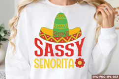 Sassy senorita SVG, Cinco De Mayo SVG Product Image 1