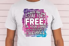 Places you can stay for free Sublimation PNG Product Image 2