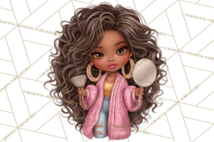 Hairstylist Clipart PNG, Fashionable Salon Girls Clip Art Product Image 2
