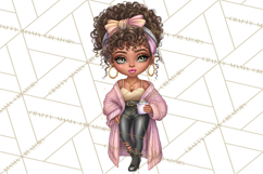 Hairstylist Clipart PNG, Fashionable Salon Girls Clip Art Product Image 2