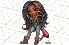 Hairstylist Clipart PNG, Fashionable Salon Girls Clip Art Product Image 5