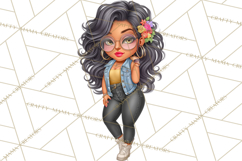 Hairstylist Clipart PNG, Fashionable Salon Girls Clip Art Product Image 3