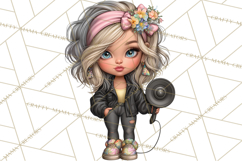 Hairstylist Clipart PNG, Fashionable Salon Girls Clip Art Product Image 3
