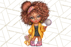 Hairstylist Clipart PNG, Fashionable Salon Girls Clip Art Product Image 4