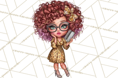Hairstylist Clipart PNG, Fashionable Salon Girls Clip Art Product Image 5