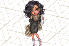 Hairstylist Clipart PNG, Fashionable Salon Girls Clip Art Product Image 2