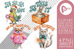 Tooncore Holiday Pets Sublimation Product Image 1