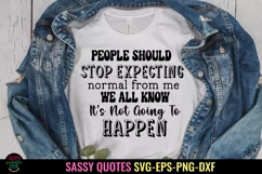 People Should I Sassy Tshirt SVG I Funny SVG I Sarcastic SVG Product Image 1