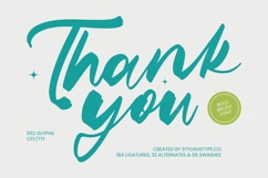 Satiate Ration - Bold Brush Font Product Image 20