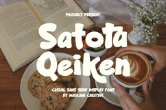 Satota Qeiken Casual Sans Serif Display Font Product Image 1