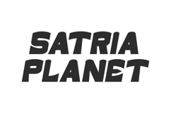 Satria Planet Font Product Image 1