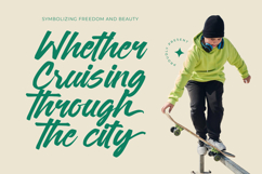 Sattyne Bregast Bold Brush Font Type Product Image 4