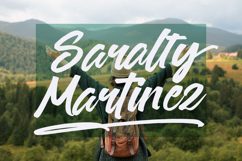 Sattyne Bregast Bold Brush Font Type Product Image 5