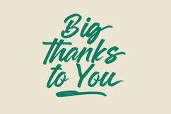 Sattyne Bregast Bold Brush Font Type Product Image 10