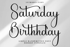 Saturday Birthday Product Image 1