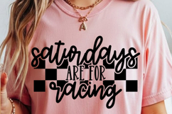 Saturdays Are For Racing | Race Car | Racing SVG Product Image 5