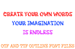 Saucy Splatter Alphabet Lettering Font Liquid ABC OTF Product Image 3