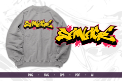Thug | Graffiti Wildstyle Lettering SVG EPS Vector Bundle Product Image 1