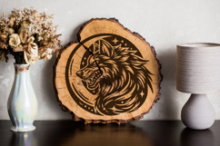 Savage Wolf Moon SVG Fierce Alpha Wolf Product Image 3