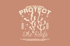 Save Sea Life Typography T-shirt Design Product Image 1