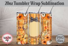 Fall 20oz Tumbler, Autumn Skinny Tumbler Product Image 1