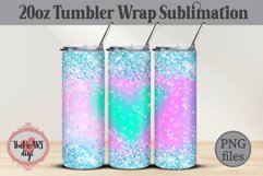 Abstract Heart and Glitter 20oz Tumbler, Abstract Tumbler Product Image 1