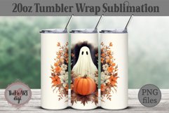 Halloween 20oz Tumbler, Ghost Tumbler Design Product Image 1