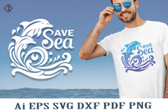 Save sea. SVG/Illustration Product Image 1