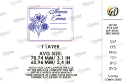 Save The Date Laser Cut. Wedding Save The Date Card SVG Product Image 2