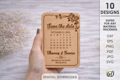 Save The Date Bundle Laser Cut. Wedding Card SVG Product Image 13