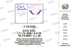 Save The Date Laser Cut. Wedding Save The Date Card SVG Product Image 2