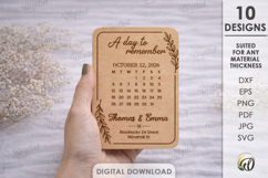 Save The Date Bundle Laser Cut. Wedding Card SVG Product Image 7