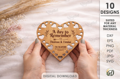 Save The Date Bundle Laser Cut. Wedding Card SVG Product Image 8