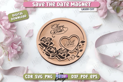 Save The Date Magnet Laser Cut Bundle, Wedding Invitation Product Image 8