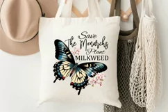 Save The Monarchs Plant Milkweed Sublimation PNG Product Image 3